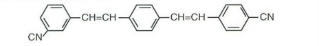 (para-cyano styryl-meta-cyano styryl)benzene